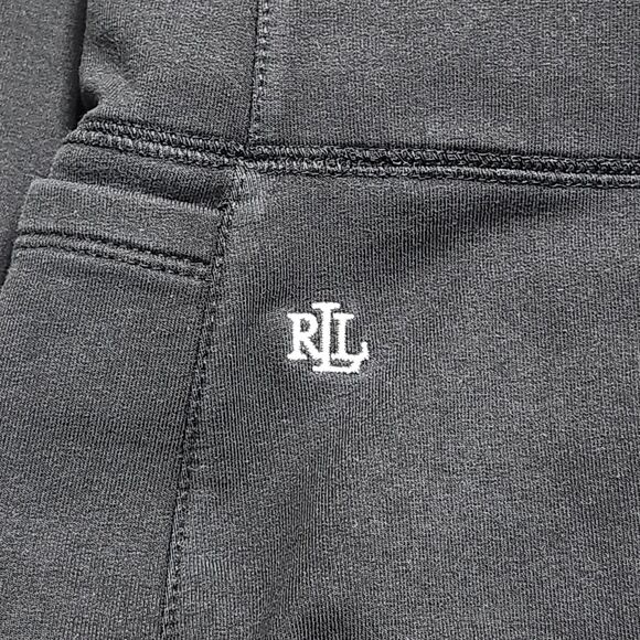 Lauren Ralph Lauren Pants Womens XS Black Stretch Straight Leg Yoga Athletic RLL - Picture 13 of 15